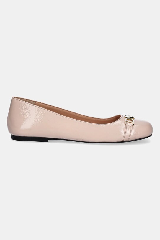 Кожени балеринки Love Moschino JA11011G1MII0601 бежов SS25