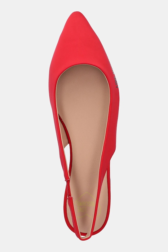 Baleríny Love Moschino červená JA11021G1MIM0500
