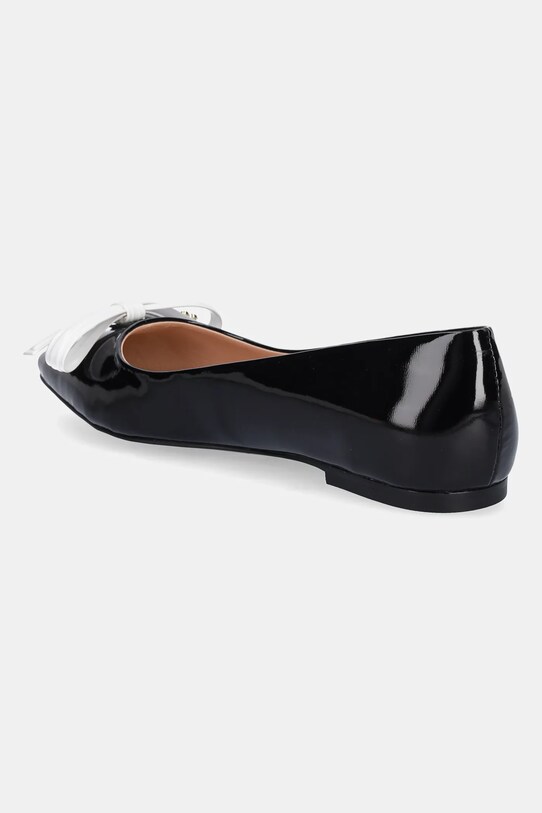 Încălțăminte Love Moschino balerini de piele JA11031G1MIH100A negru