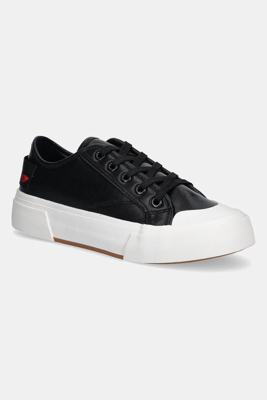 Love Moschino sneakersy tekstylny czarny JA15012G1MIA0000