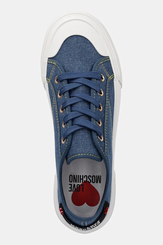 Кеди Love Moschino темно-синій JA15012G1MJO5700