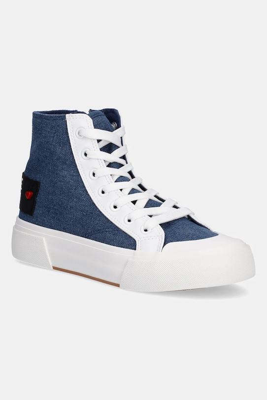 Love Moschino tenisi textil bleumarin JA15022G1MJO5700