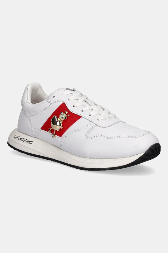 Кроссовки Love Moschino кожа белый JA15373G1MIAL10A