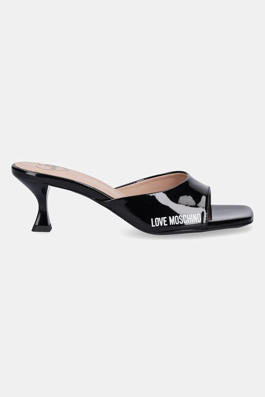Kožené lodičky Love Moschino JA28045G1MIH0000 čierna SS25