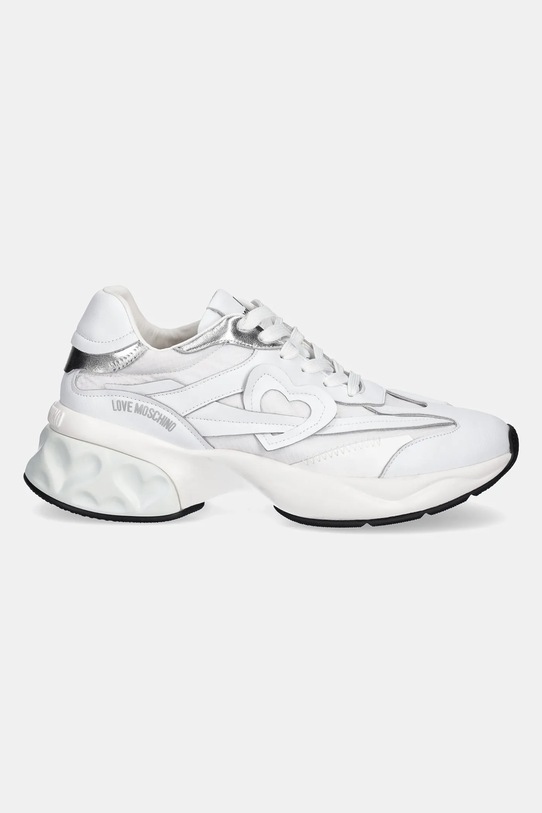 Love Moschino sneakers JA15326G1MIQE10A alb SS25