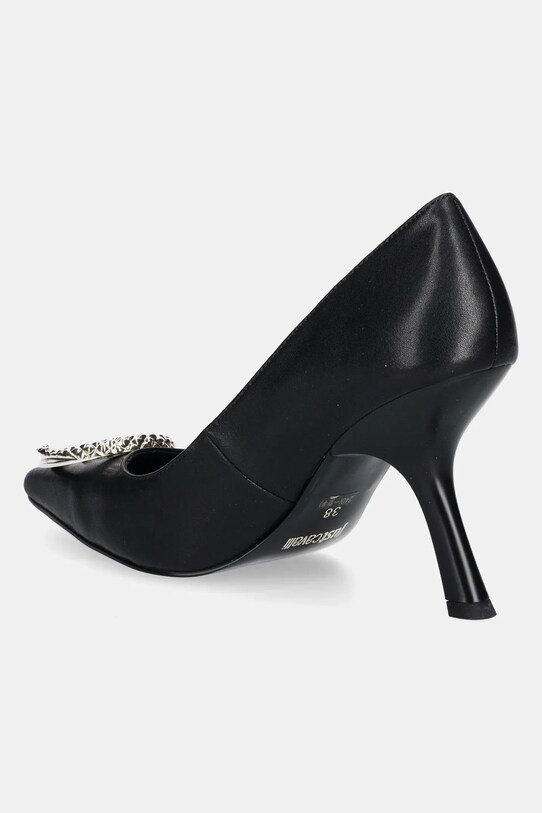 Încălțăminte Just Cavalli stilettos de piele 78RA3S16ZPA33899 negru