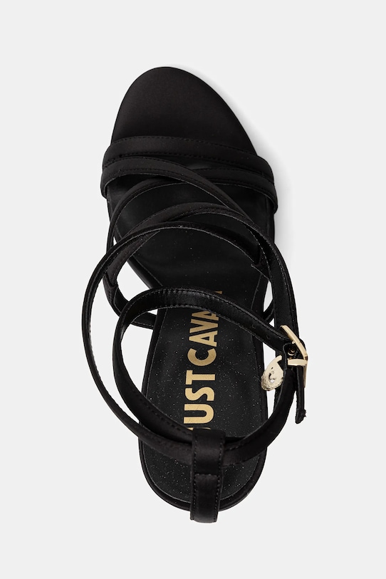 Just Cavalli pantofi cu toc negru 78RA3S63ZSA29899