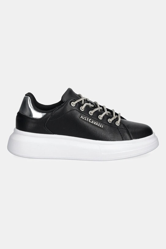Just Cavalli sneakers din piele 78RA3SB1ZPA86E21 negru SS25
