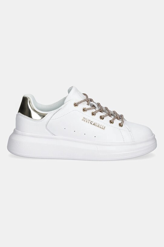 Just Cavalli sneakers din piele 78RA3SB1ZPA86QA9 alb SS25