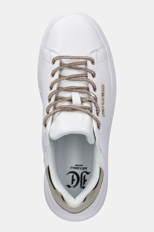 Just Cavalli sneakers din piele alb 78RA3SB1ZPA86QA9