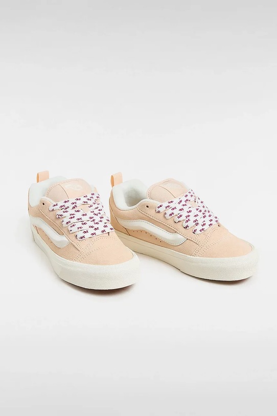 Teniske iz semiša Vans Knu Skool VN000D6ZE2S1 oranžna SS25