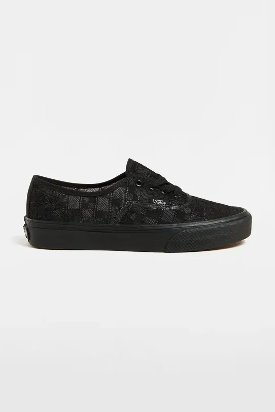 Vans tenisówki Authentic płaska czarny VN000D8BBLK1