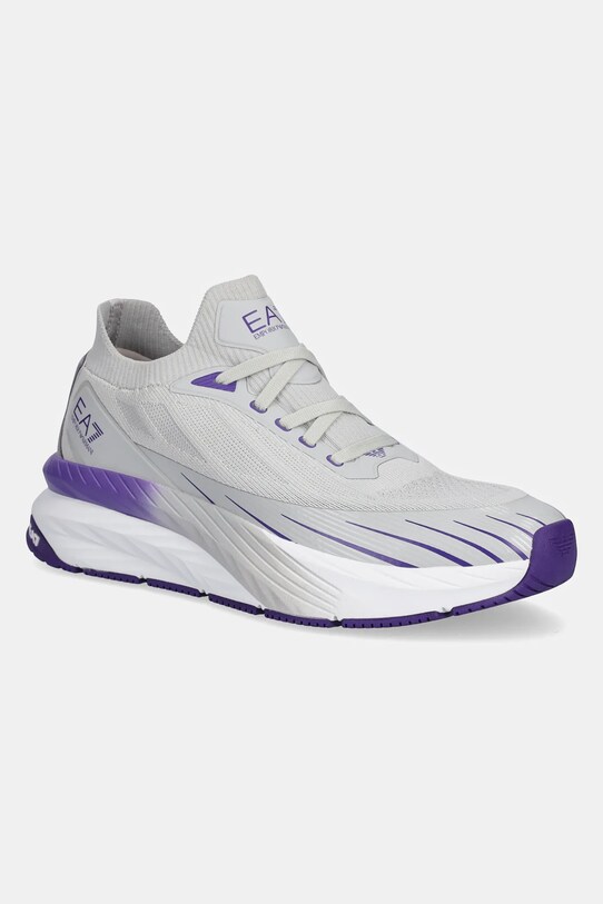 Sneakers boty EA7 Emporio Armani textilní šedá XK377.X8X176.D