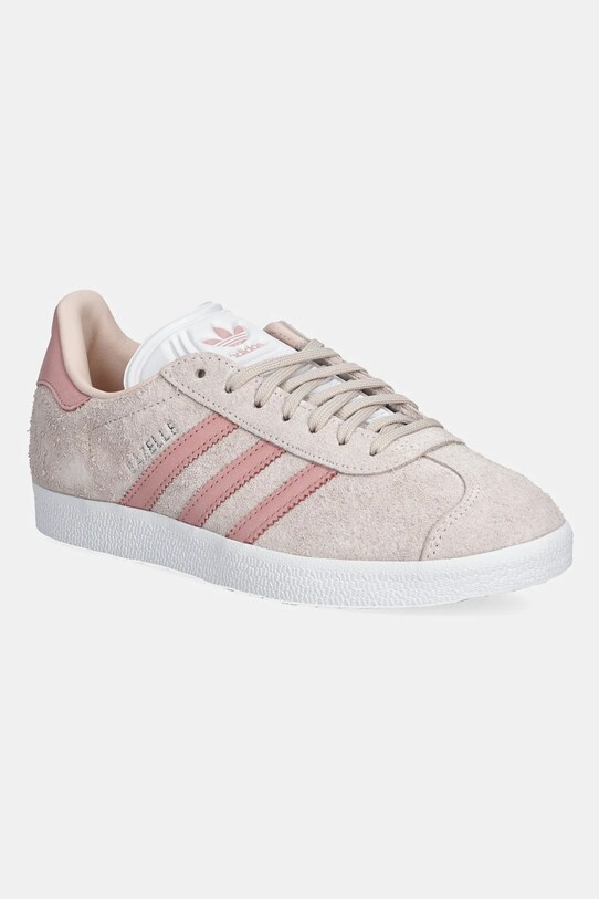 adidas Originals sneakers din piele intoarsă Gazelle plată portocaliu JH7214