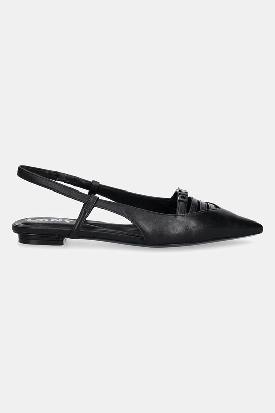 Dkny baleriny skórzane Mikado K1524221.BLK czarny SS25