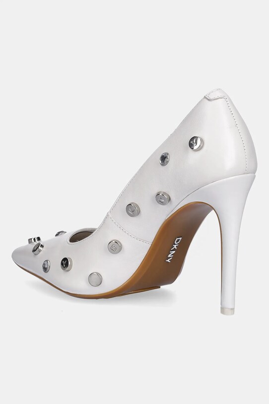 Obuv Kožené lodičky Dkny Mickel Studs K1548733.WHT biela