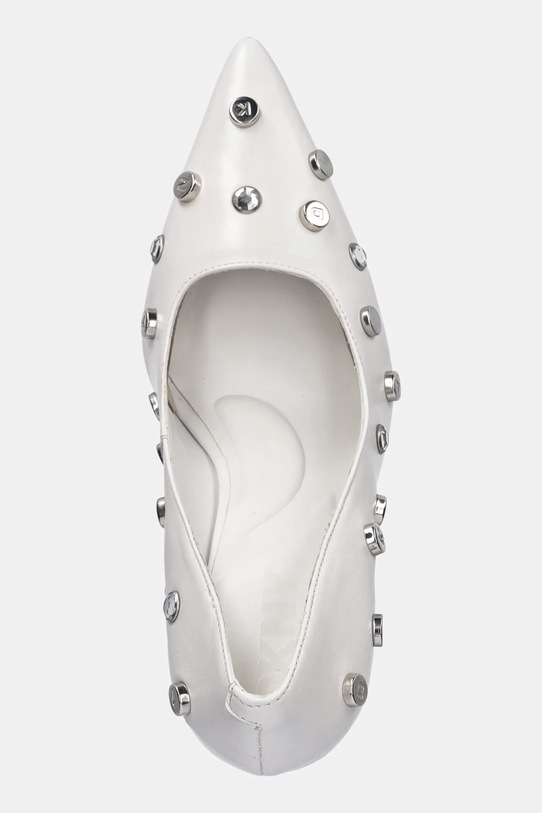 Шкіряні туфлі Dkny Mickel Studs білий K1548733.WHT