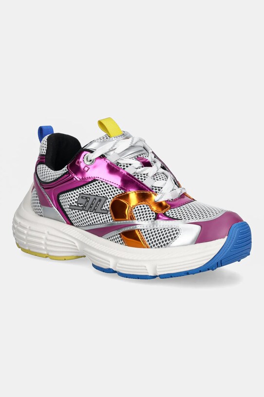 Sneakers boty Steve Madden Power 1 imitace kůže růžová SM11003847.183
