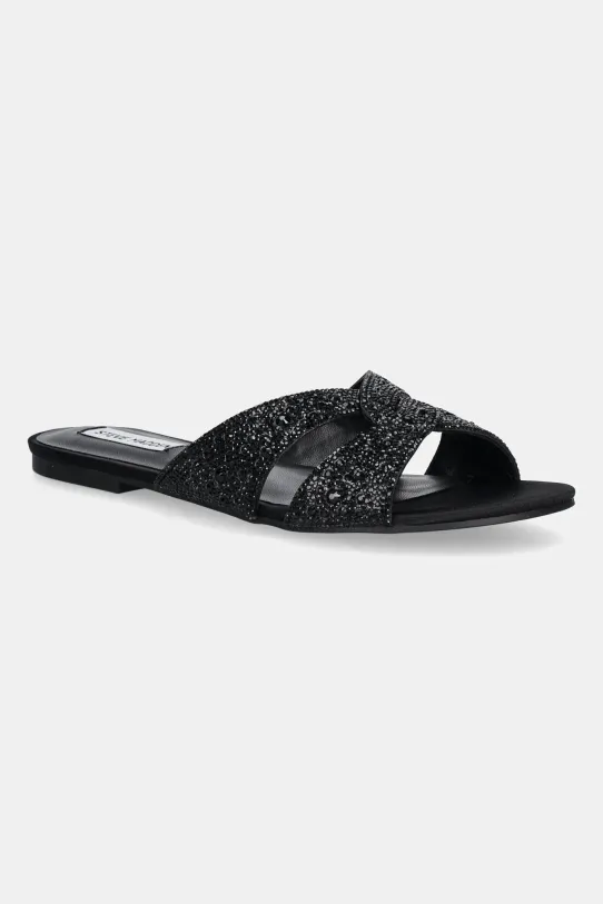 Steve Madden klapki Musa tekstylny czarny SM11003835.001