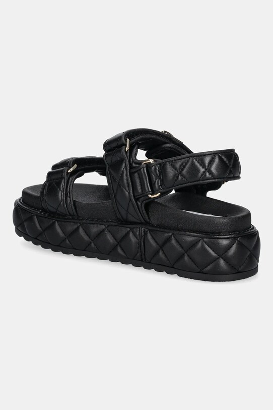 Παπούτσια Δερμάτινα σανδάλια Steve Madden Bigmona SM11003458.055 μαύρο