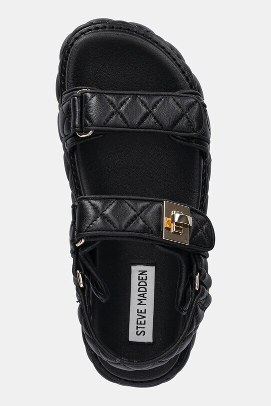 Δερμάτινα σανδάλια Steve Madden Bigmona μαύρο SM11003458.055