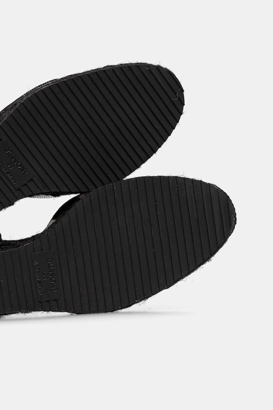 Missoni espadrile Eva 80 MWB008.022 negru