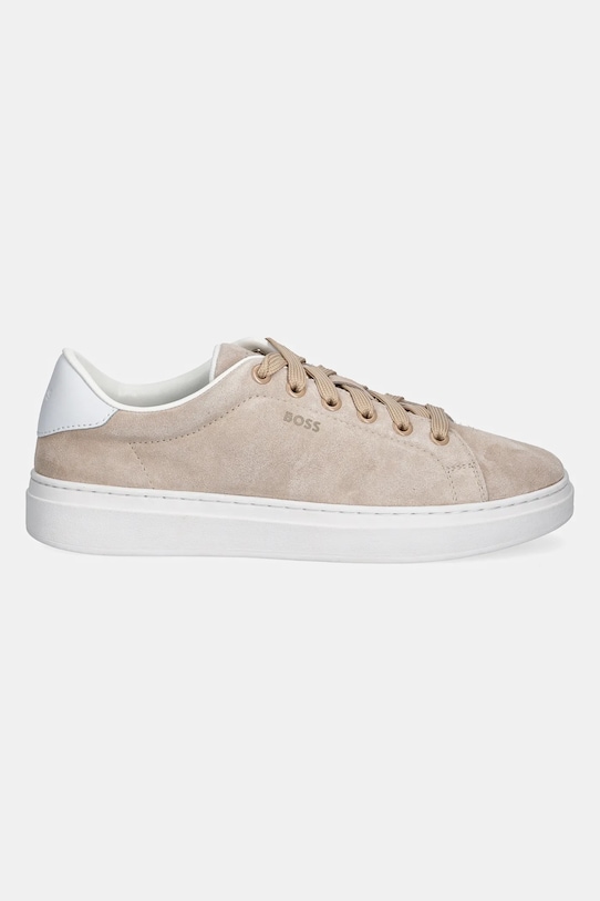 BOSS sneakersy zamszowe Kieran 50541646.268 beżowy SS25