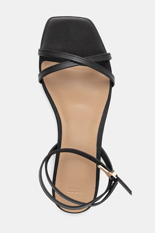 BOSS bőr szandál Charlize fekete 50542217.001