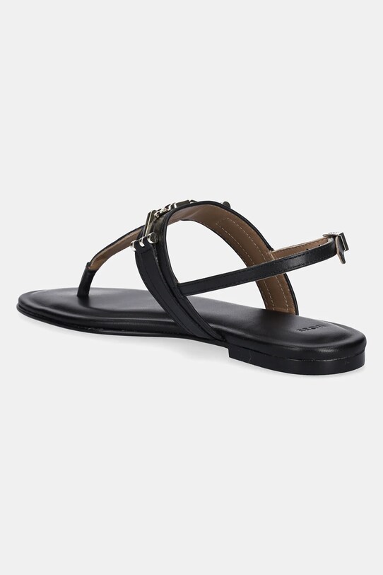 Încălțăminte BOSS sandale de piele Emberlyn 50542316.001 negru