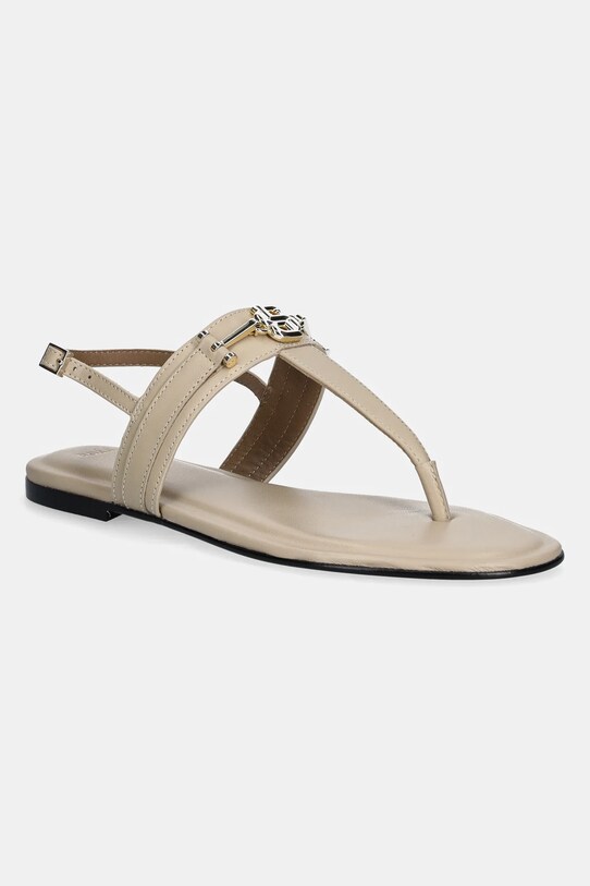 BOSS sandale de piele Emberlyn piele bej 50542316.268
