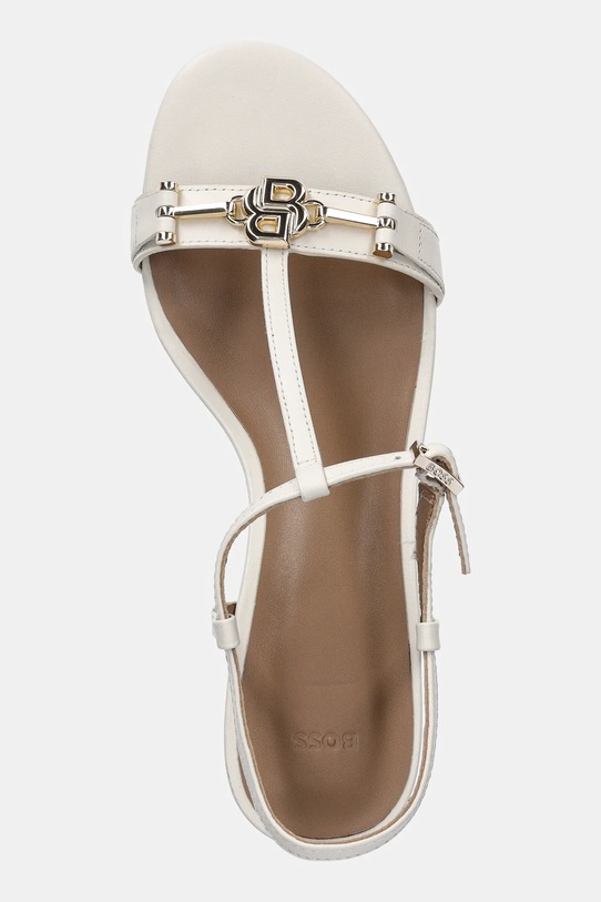 Kožené sandále BOSS Emberlyn béžová 50542324.118