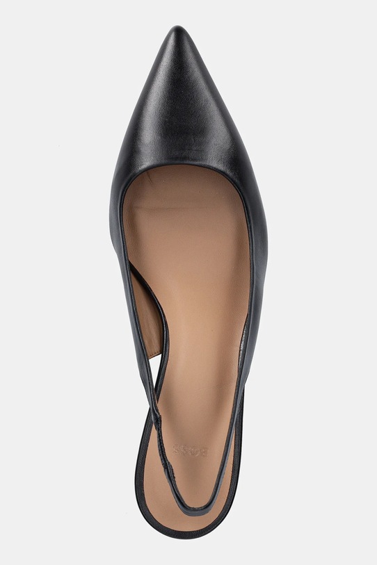 Kožené lodičky BOSS Janet čierna 50542378.001