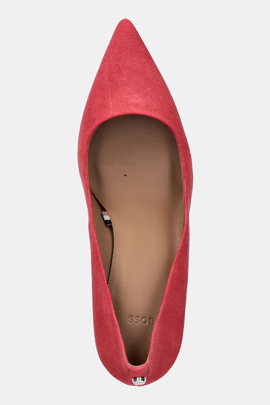 BOSS czółenka zamszowe Janet różowy 50542386.658