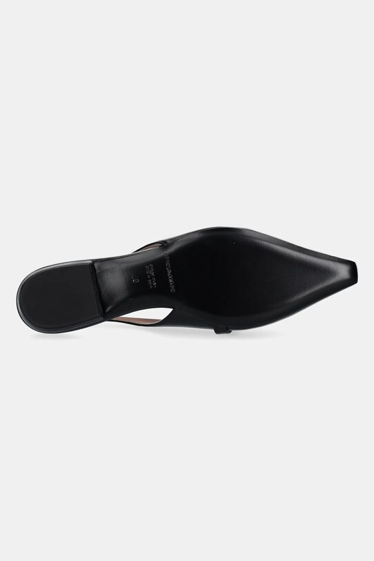 Emporio Armani balerini de piele X3D301.XF271.00002 negru