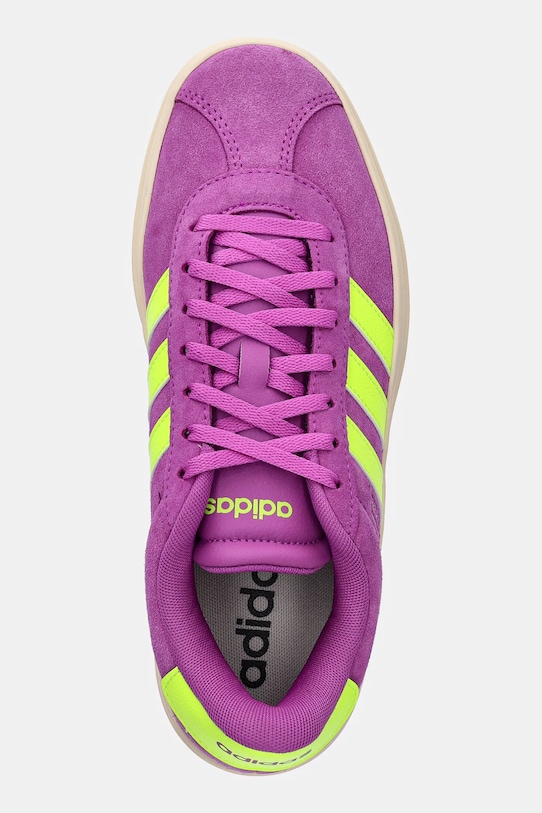 Semišové tenisky adidas VL Court Bold ružová JI1785