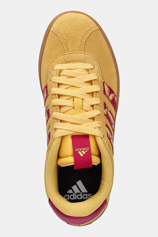 Superge iz semiša adidas VL Court 3.0 rumena JQ7402