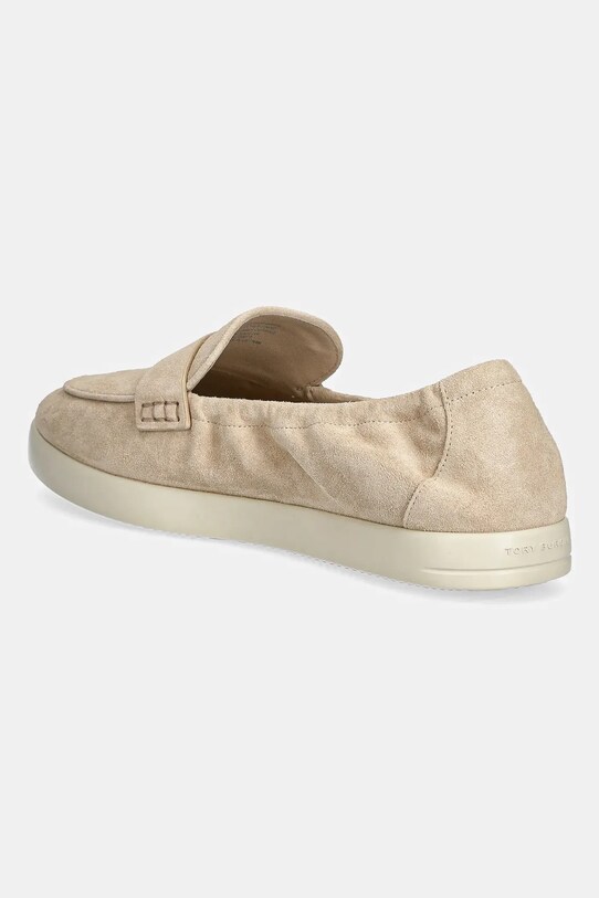 Obuwie Tory Burch mokasyny zamszowe Ballet Sport Loafer 158073.250 beżowy