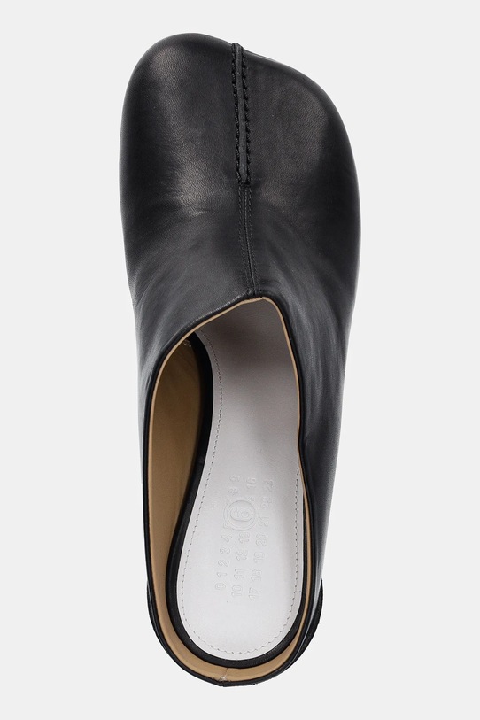 Kožené šľapky MM6 Maison Margiela čierna S59WX0071.P5000.T8013