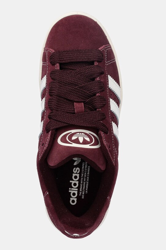 Замшевые кроссовки adidas Originals Campus 00s бордо JS2761