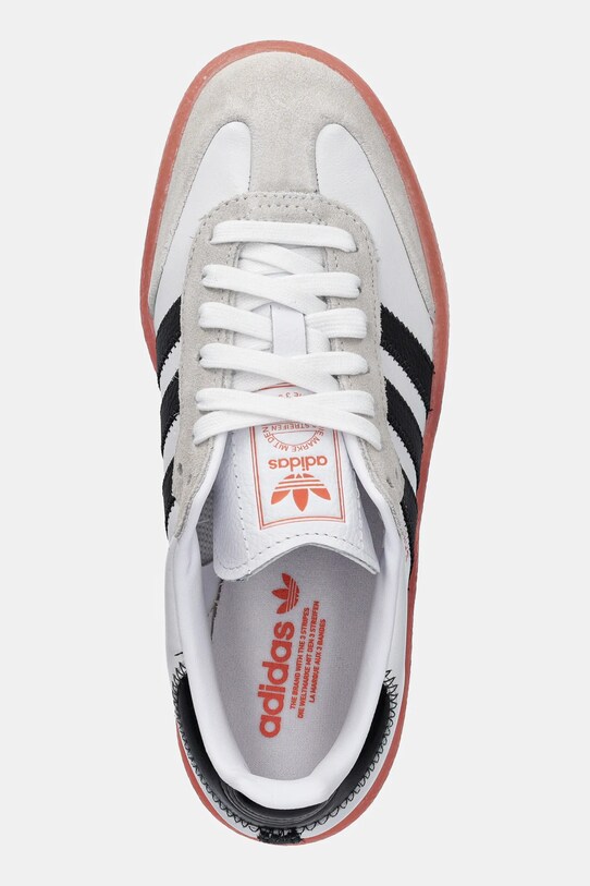 Шкіряні кросівки adidas Originals Sambae білий JI3072