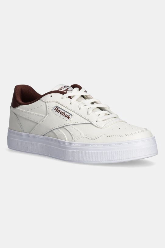 Reebok Classic sneakersy Court Advace Bold płaska beżowy 100208924