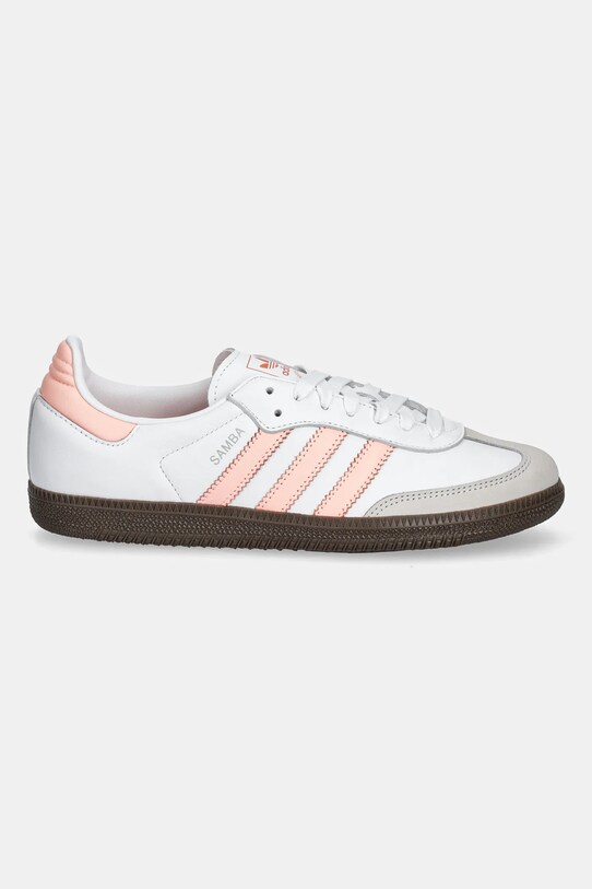 adidas Originals sneakers din piele Samba Og W JH5687 alb SS25