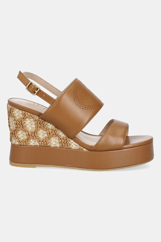 Δερμάτινα σανδάλια Liu Jo KAREN 06 SA5115P0102S1853 καφέ SS25