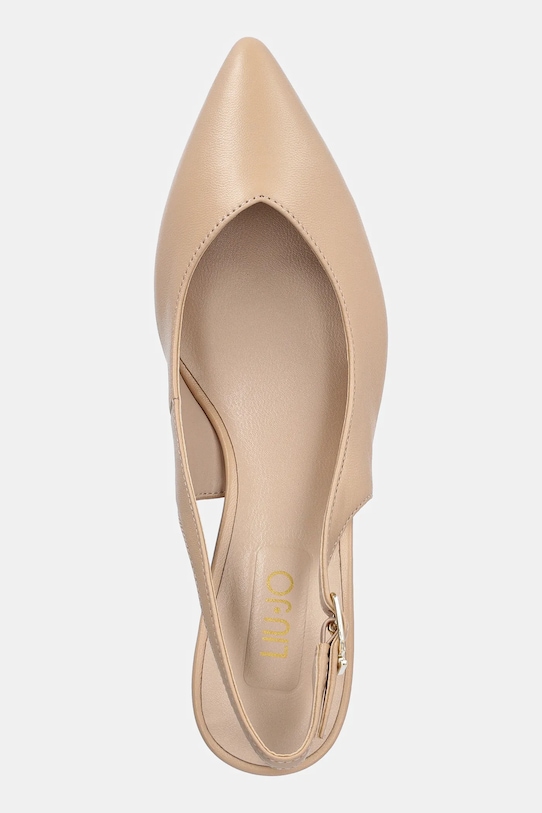 Шкіряні туфлі Liu Jo SANDIE 09 бежевий SA5197P006200005