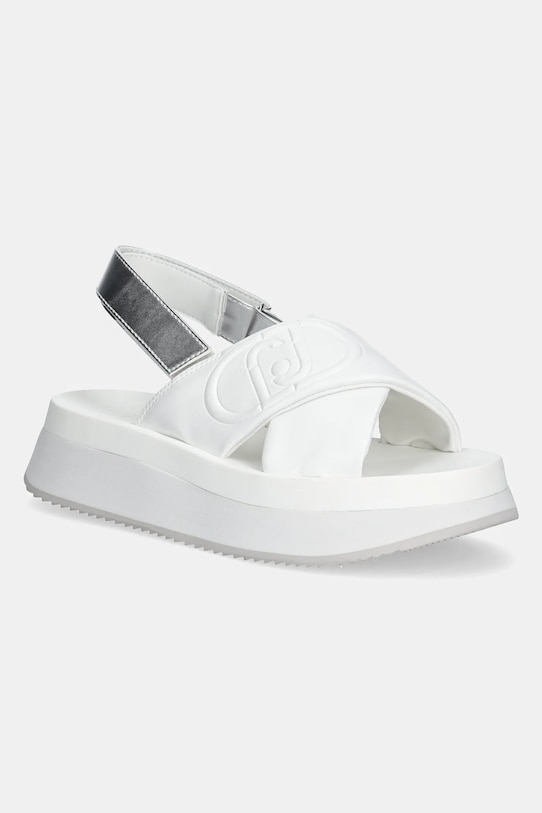 Sandále Liu Jo DREAMY SANDAL 02 imitácia kože biela BA5089EX097S3174