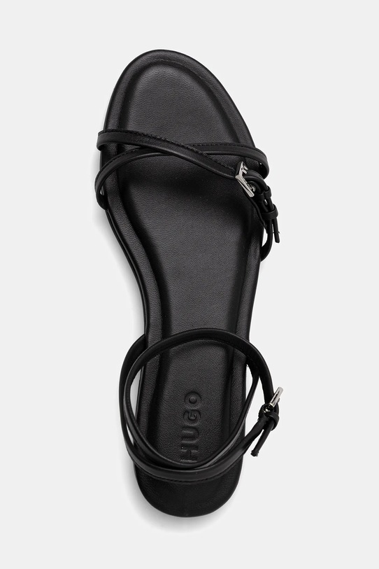 HUGO sandale de piele Tayna negru 50542093.001