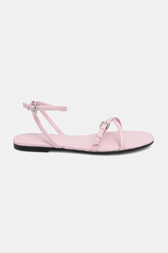 HUGO sandały skórzane Tayna 50542093.684 różowy SS25