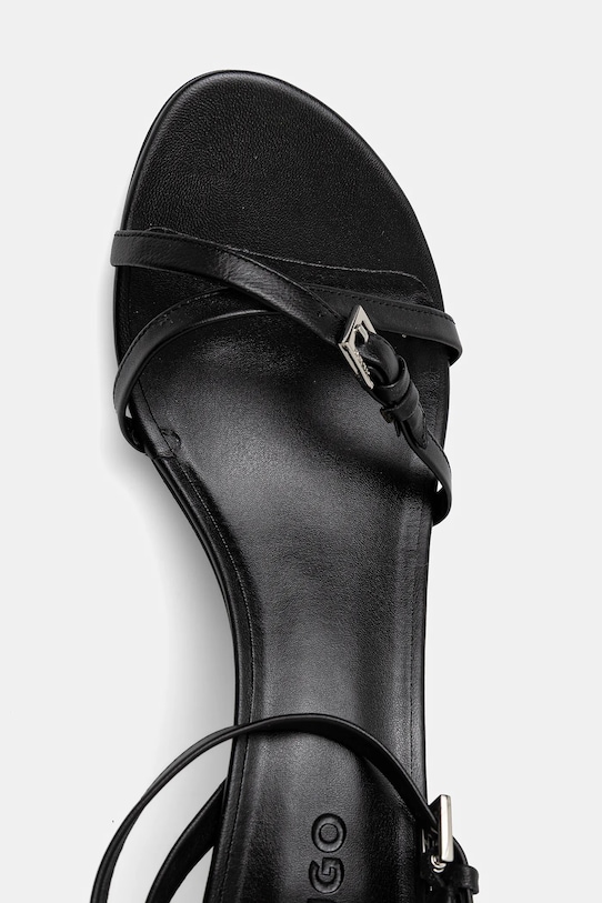 HUGO stilettos de piele Katniss negru 50542112.001