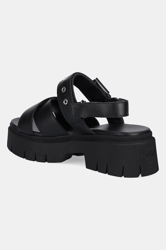 Обувь Кожаные сандалии HUGO Kris 50542072.001 чёрный