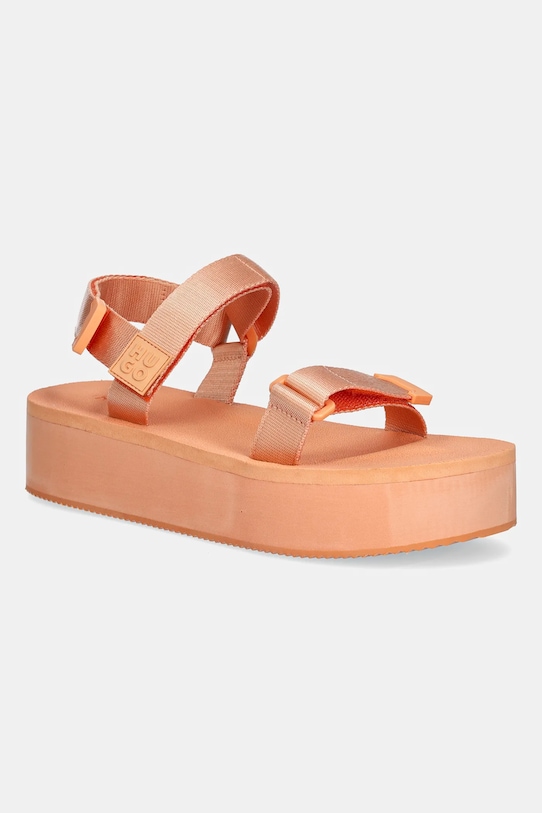 HUGO szandál Zaralyn platform narancssárga 50542082.824
